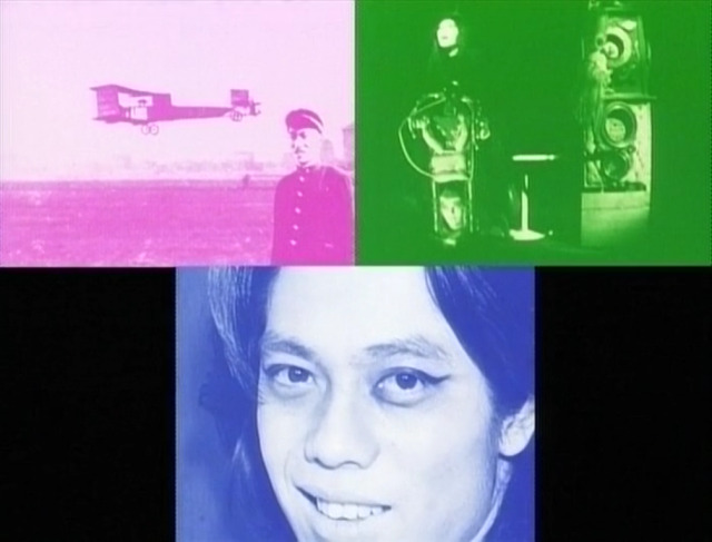 Young Persons Guide to Cinema (1974) Originally made for the 100 Feet Film Festival hosted by Image Forum. However, to test the limits, Terayama Shuji willfully made use of 3 projectors to project 300 feet of film at the same time. #Young Persons Guide to Cinema #shuji terayama #Seishônen no tame no eiga nyûmon