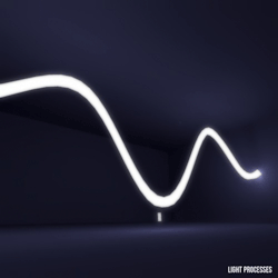 lightprocesses:  A wave in the room.Coded in Processing.40 frames.Related: Virtual Lands, Wave.