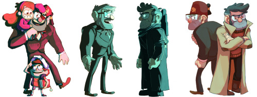 shnikkles:  Introducing, The Evolution of Stans! Been working on this off and on in my free time because I liked the idea of a timeline showing off the many different states of the original mystery twins’ relationship overtime. I’m planning on making