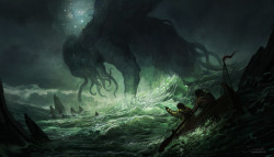 morbidfantasy21:Visions of Terror – horror concept by Jorge Jacinto , inspired by H.P. Lovecraft