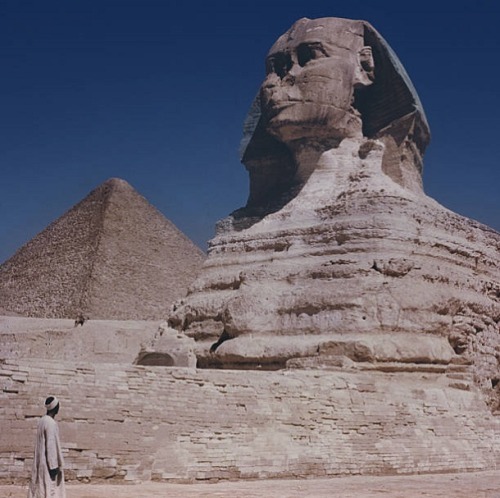 The Great Sphinx of GizaGiza Necropolis outside Cairo, Egypt, circa 1965.
