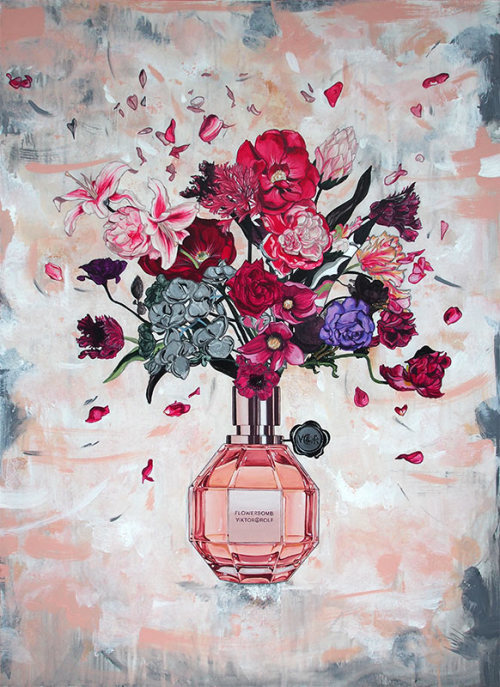 Flower Bomb painting + details and Sefridges retail shots —DREAM CLIENT X DREAM PROJECTThird traditi