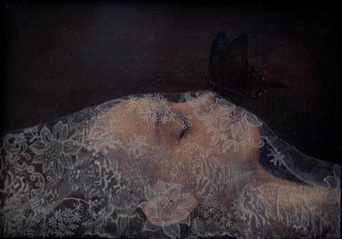 ghostlywatcher:  Mao Hamaguchi Girl Behind Lace, 2012