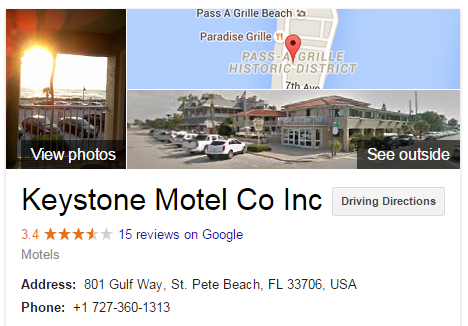 sythirra:  louchan:  So, it turns out Keystone Motel is the name of an actual, existing motel in Florida.Which, unfortunately, many SU fans have already realized. And since the episode aired just ten hours ago, six negative reviews have been written for