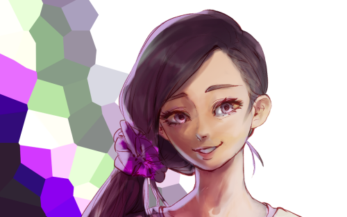 I was commissioned by @juniiper to draw a smiling akane kurashiki from zero escape!Thank you very mu