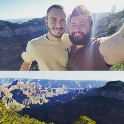 espressodaddy:  When I lost my breath seeing the Grand Canyon for the first time with @guardianofthetrash 