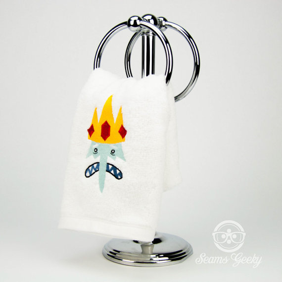 adventuretimestuffz:  Adventure Time Embroidered Hand Towels 