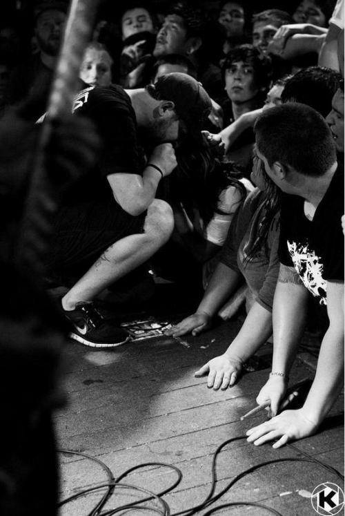 cr00kedteeth:  iamsolostatsea:  king—-park:  4/7/13 at Chain Reaction. This was taken when The Ghost Inside performed ‘White Light’. That song, means so much to me. I know how Jonathan feels, I know what he went through. It’s so hard losing someone