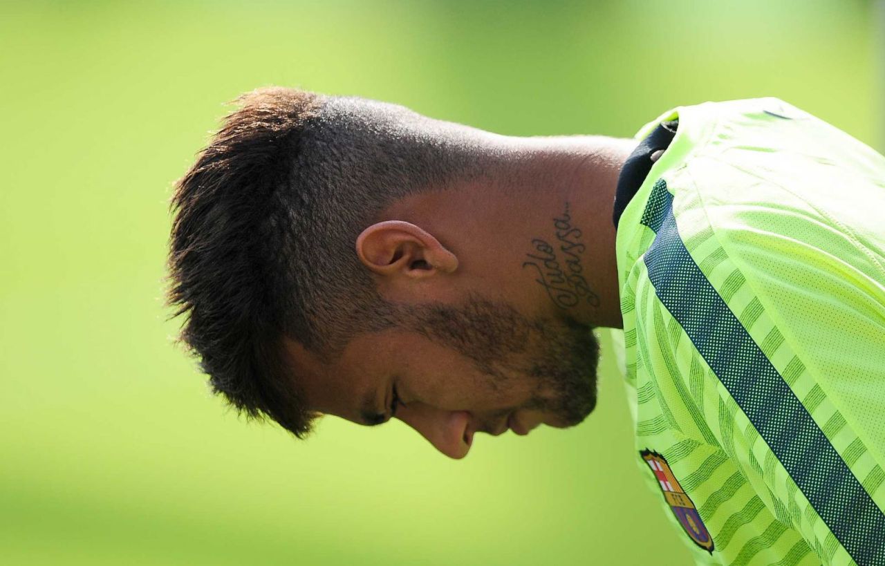 fzneymar:  16/09/2014 Training session  Photo by AP / Reuter / MIGUEL RUIZ (FCB)