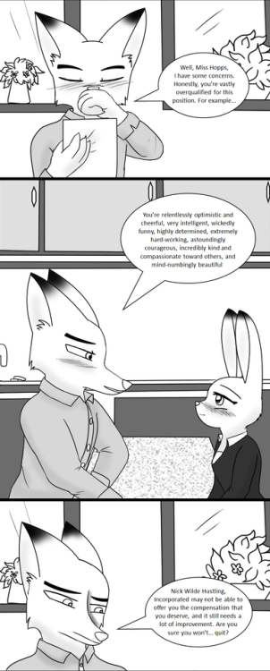  The Application 2 by TheoreticallyEva Comic commission asked by my dear friend @cimar-of-turalis-wi