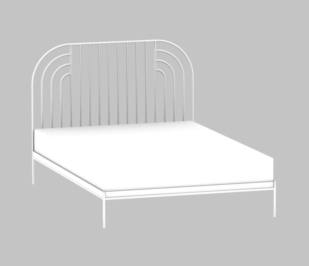 |heurrs — Anyday Swirl Metal Double Bed & Newgate Wideboy