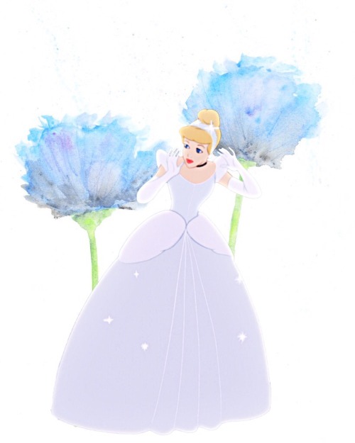 livymouse:  Cinderella - Watercolor Set 3 