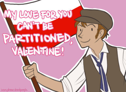 irenydrawsdeadpeople: les mis valentines because “i’m a fan” was a little too obvi