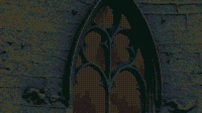 Gothic dark window