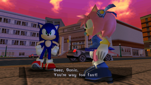 thespeedhighway:  I did a texture edit for the first time with Amy’s outfit! The
