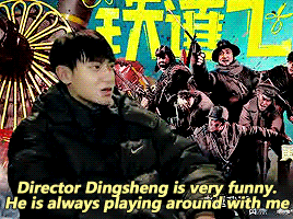 ztaohs:tao’s cute friendship with RRT movie’s director dingsheng