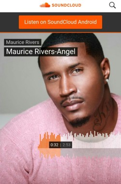 worshipcjwright:  Damn King can sing !  https://m.soundcloud.com/maurice-rivers  it&rsquo;s a hot song it will get it