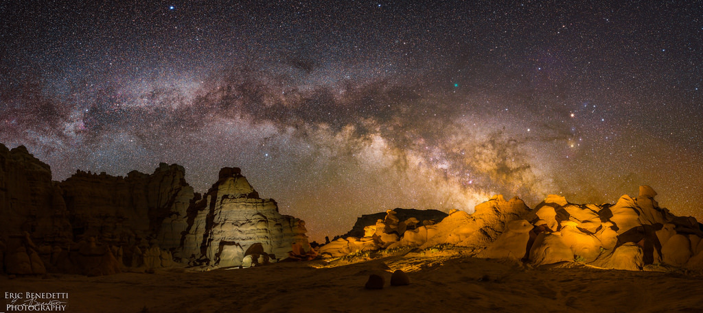 just&ndash;space:  A Goblin Cathedral, taken at Goblin Valley, Utah  js