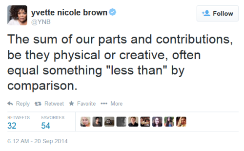 wocinsolidarity: securelyinsecure: Yvette Nicole Brown Responds to the NY Times’s portrayal of