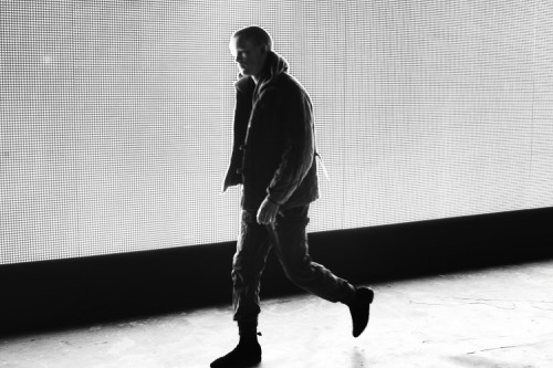 blackparadox:  A quick shot from the Rick Owens FW13 Rehearsal  via Sonny
