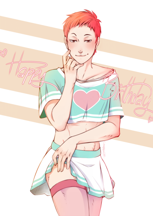 gezeit: Happy Birthday to @cheesyshenanigans  (◕ ワ ◕✿)I hope your day is filled with cute Makki’s 