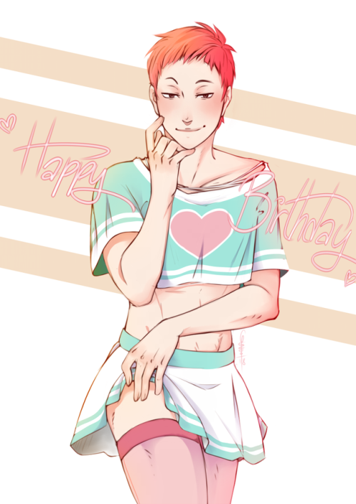 gezeit: Happy Birthday to @cheesyshenanigans  (◕ ワ ◕✿)  I hope your day is filled with cute Mak