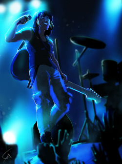 nikanono:  Rockstar Fareeha Amari commission