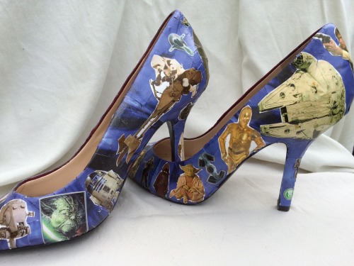 Star Wars: $100Feel like you’re the real Sky-walker in these stellar Star Wars heels! Availabl