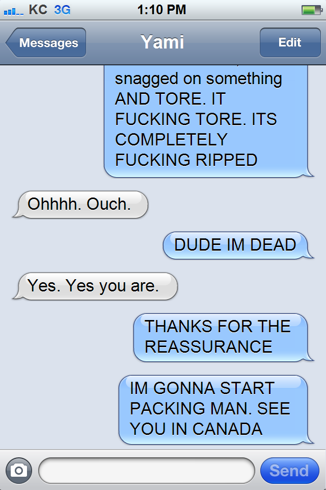 time-to-text:  Joey never got a chance to pack.