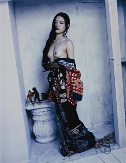 bangkissbite:   There is another world…    But it is inside this one…  ph: Nobuyoshi Araki   text: Paul Éluard   source: bangkissbite 
