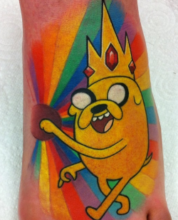 Socialjusticehighlander:  Adventure Time Tattoo By Michelle Maddison