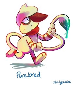 shellyshockz:  I made smeargle variations!! These were super fun to make.