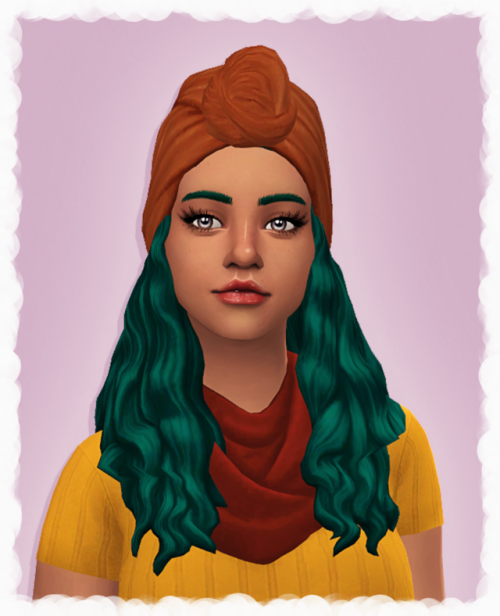 intricately-silly — Wrapped Up Hair [LeeLeeSims1] : Recolor #76 This...