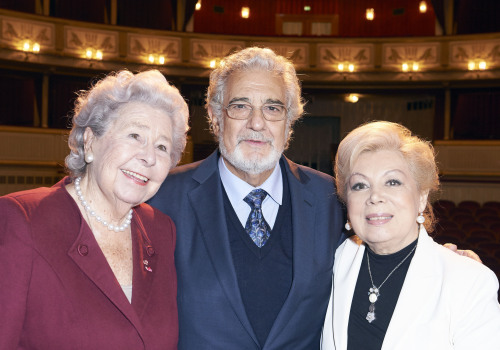 Christa Ludwig, Placido Domingo and Mirella Freni