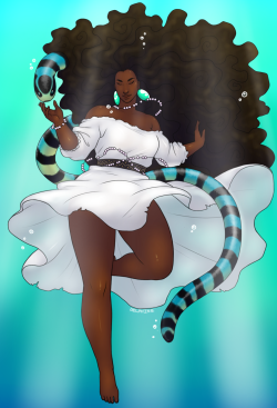 Fyblackwomenart:  Delphine (Again) By Captainhawkins   The Goddess