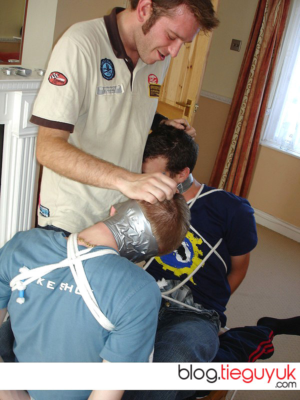 tieguyuk:  This was a fun session. I had Kirk bound, gagged and blindfolded and hadn’t