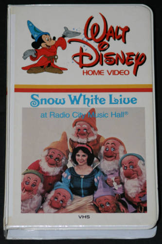 A recording of one performance of the musical was briefly released on VHS by Disney in 1981as “Snow 