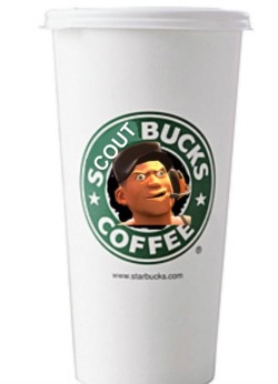 hipster-tf2:  Hipster TF2 Coffee Cups in