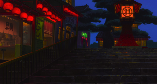 ghibli-collector:Lamplight In The Spirit World - 千と千尋の神隠し (2001)