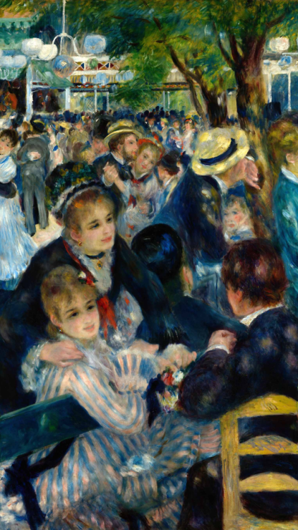 » Pierre-Auguste Renoir (1841 - 1919) La Grenouillère Girls at the PianoLuncheon of the Boating Part