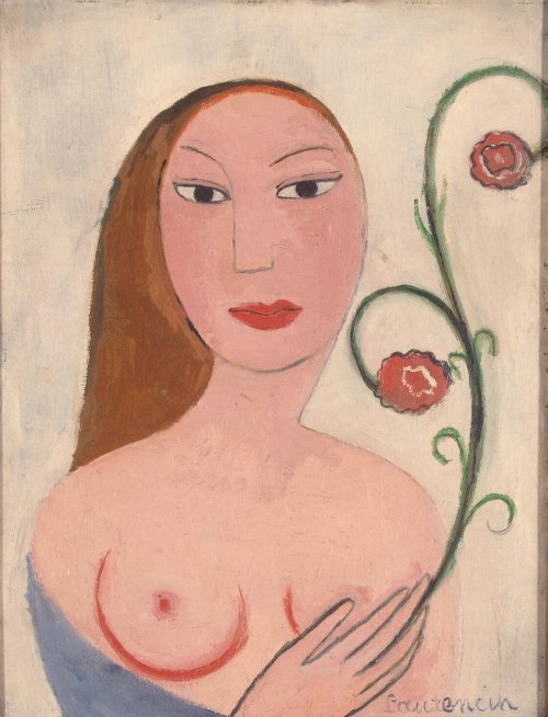 female-arthistory:Marie Laurencin, Artemis, 1908, oil on canvas pasted on cardboard