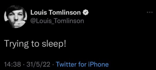 louistomlinsoncouk: Louis tweeted and deleted this - 31/5