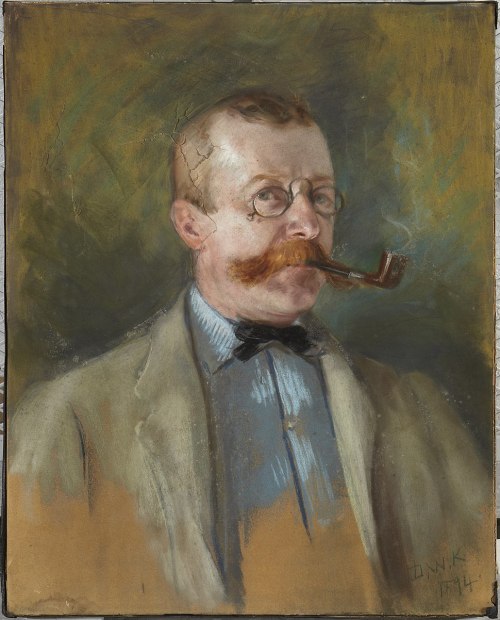 Mrdirtybear:  ‘Portrait Of Laurence Hutton’ As Painted By American Painter And