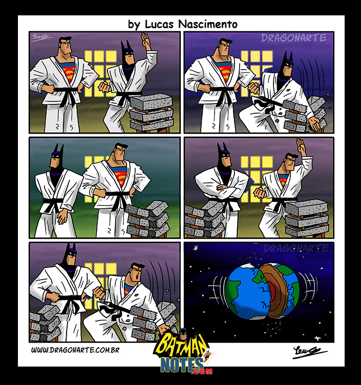 BATMAN NOTES — 'Justice League Karate Class' by Lucas Nascimento