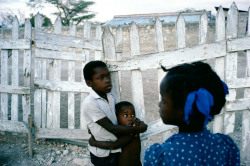 20aliens: HAITI. Gonaives. 1987. Election