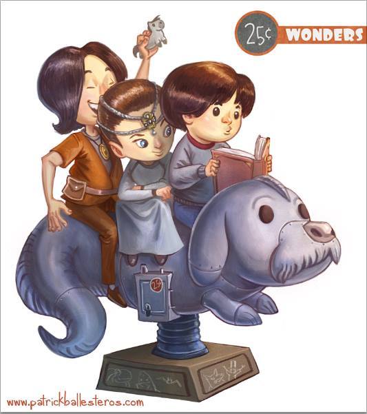 xombiedirge:   Lil’ Wonders Series by Patrick Ballesteros / Blog / Tumblr