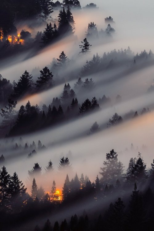 j-k-i-ng:“Creamy fog over the lights” by | Adam AliSan Francisco, California