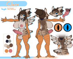 limebreaker:Stream Comm. Clare Character Reference.