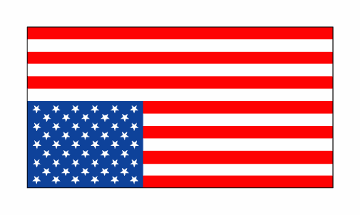 straight-off-the-deep-end:  “The flag should never be displayed with the union (the starred blue union in the Canton) down, except as a signal of dire distress in instances of extreme danger to life or property.”  - United States flag code (via Wikipedia,