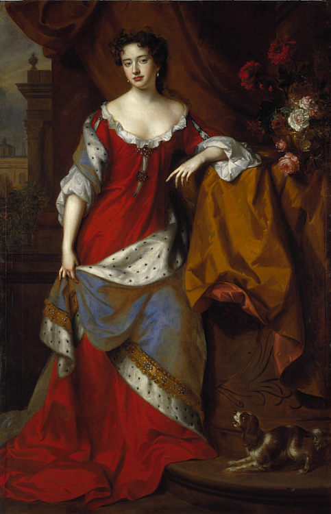 Anne Stuart,Queen of Great Britain by Willem Wissing and Jan van der Vaart,1685-86